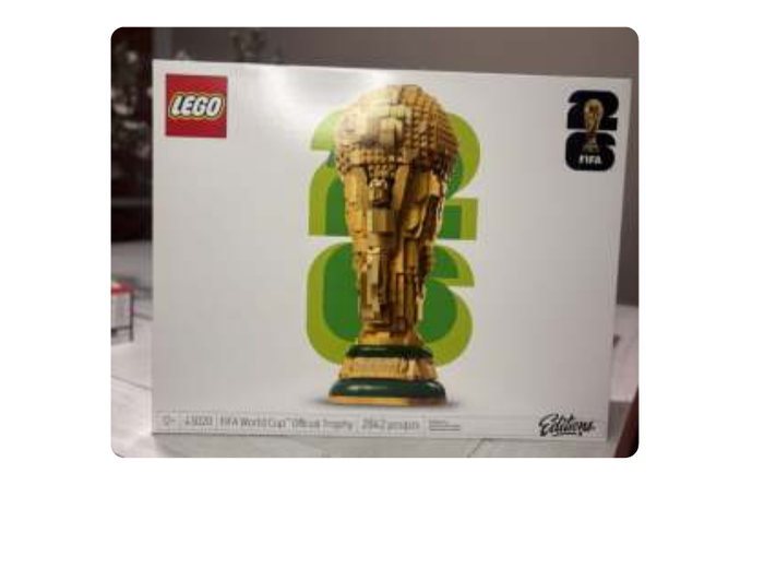 Lego FIFA World Cup Trophy